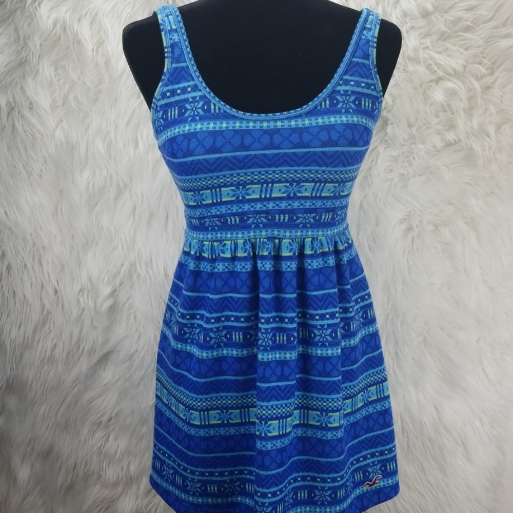 Hollister Blue Short Sleeve Dress